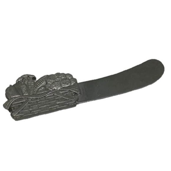 Charcuterie Silver Metal Knife Spread Cheese Butter Basket Vegetables 4 5/8" - Picture 1 of 4